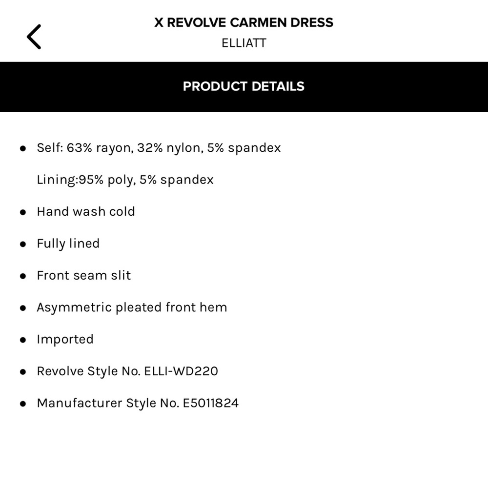 Elliatt Carmen Dress in Red - Picture 8 of 9